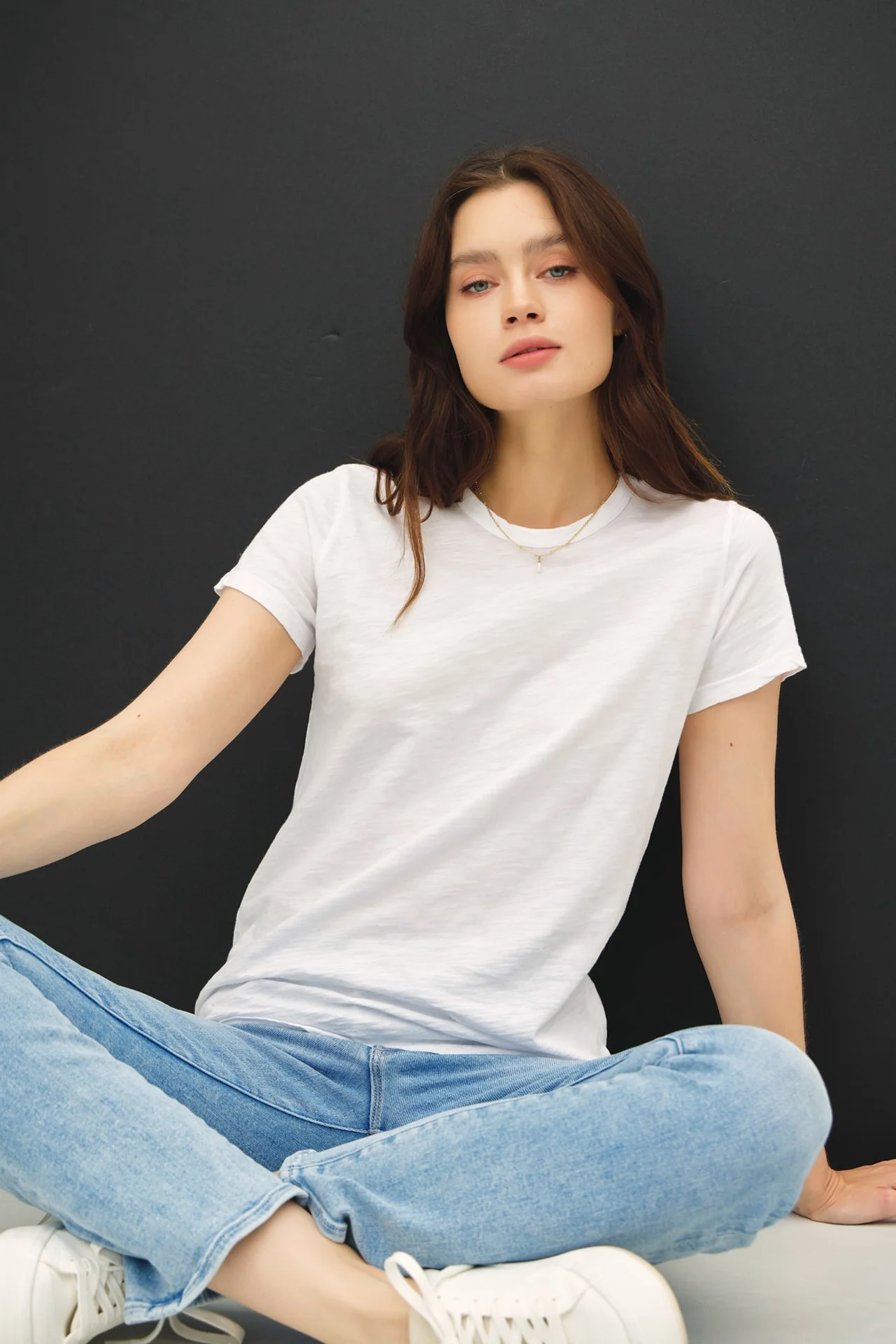 Ginny Garment Dyed Slub Tee - Image 20