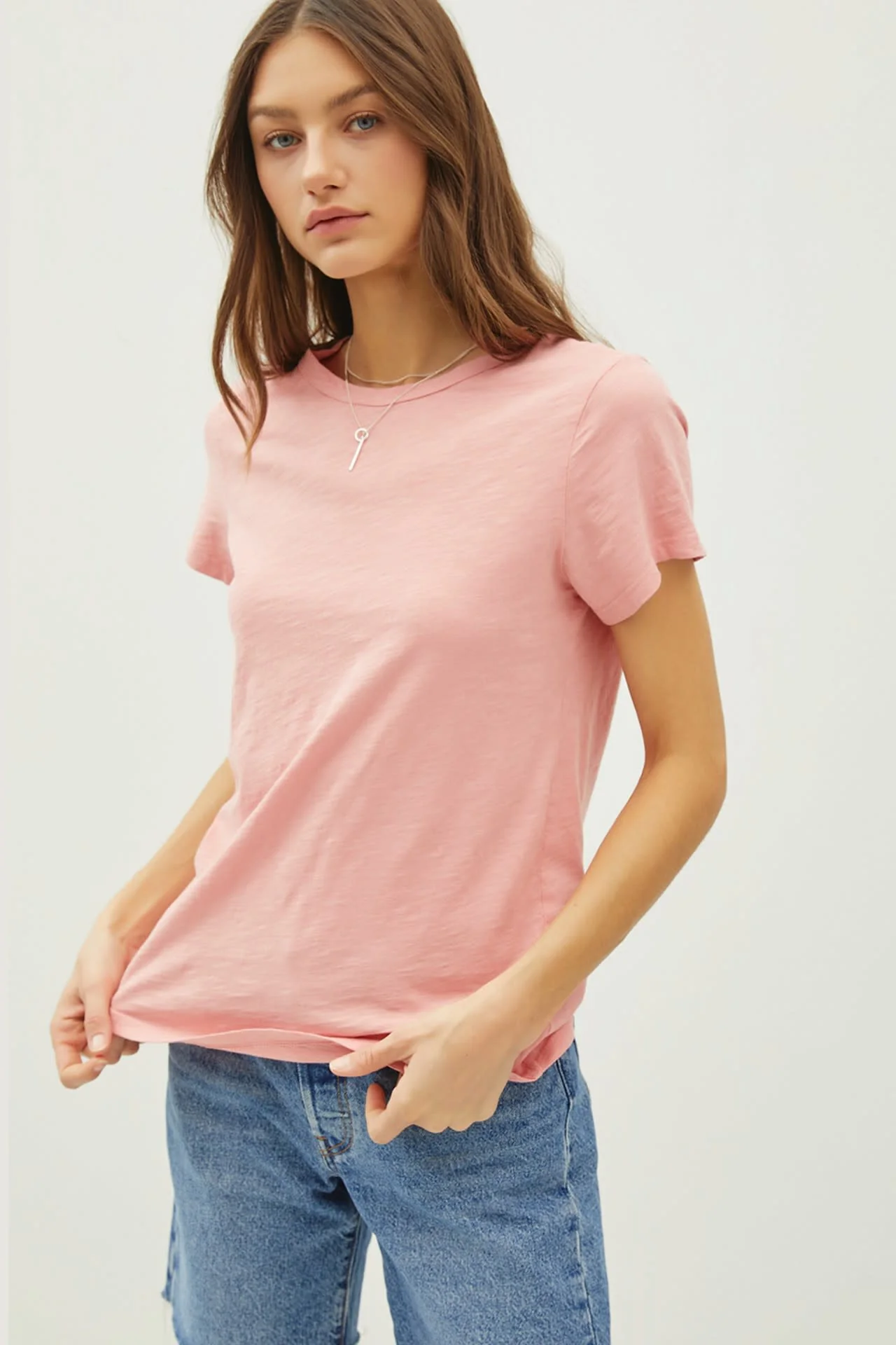 Ginny Garment Dyed Slub Tee - Image 22