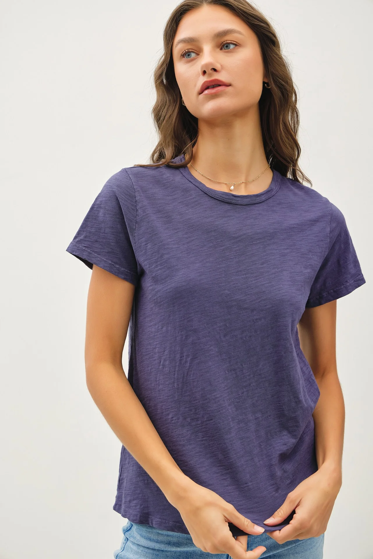 Ginny Garment Dyed Slub Tee - Image 27