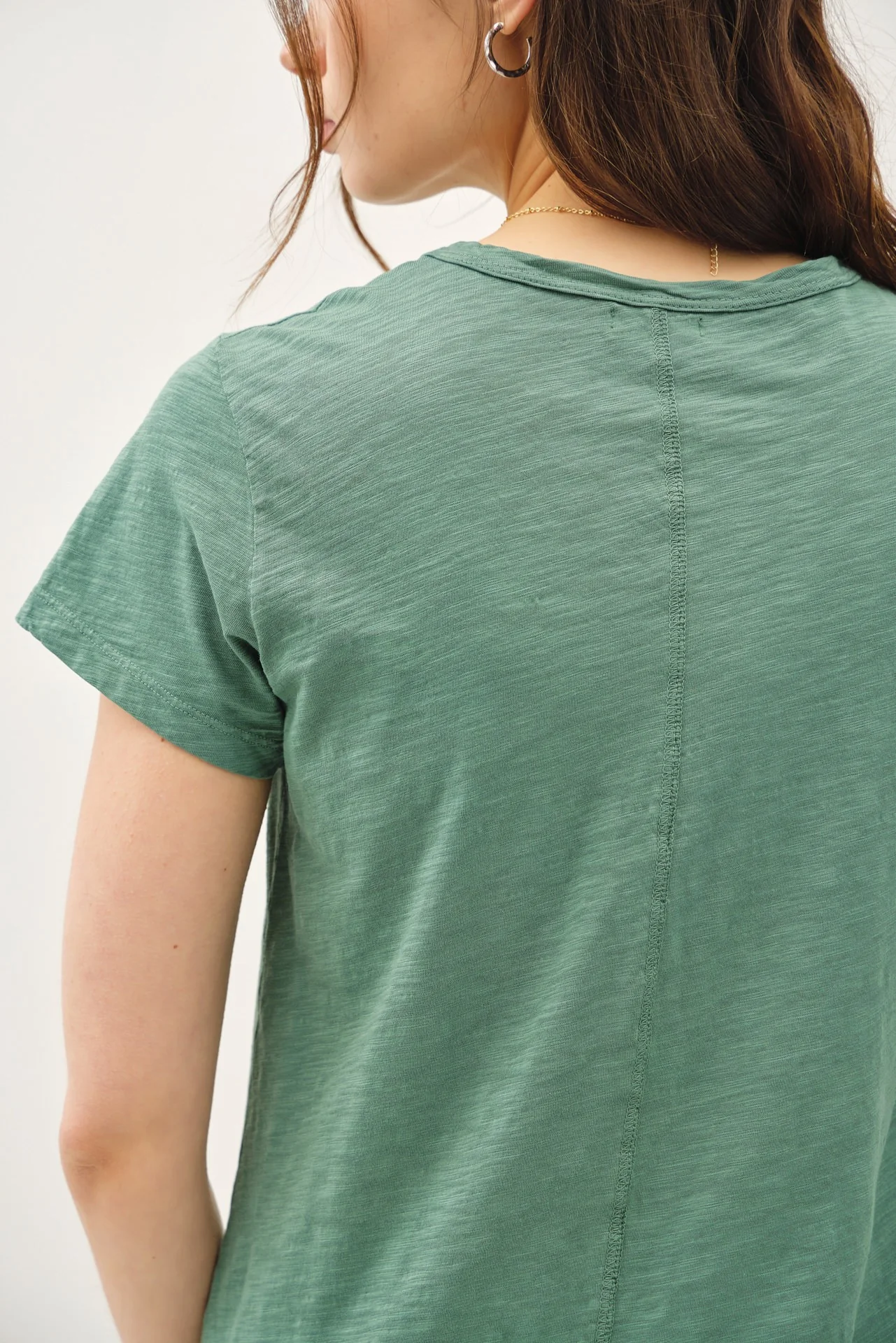Ginny Garment Dyed Slub Tee - Image 4