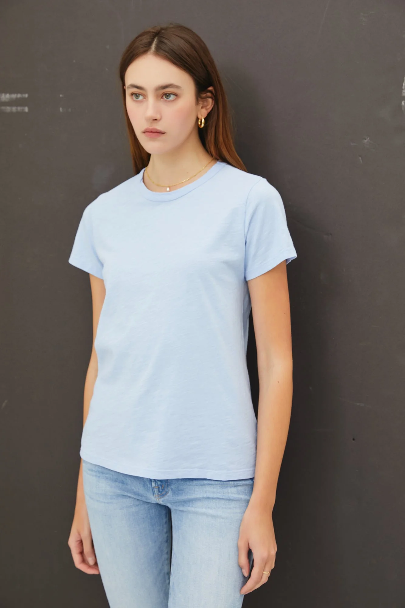 Ginny Garment Dyed Slub Tee - Image 5