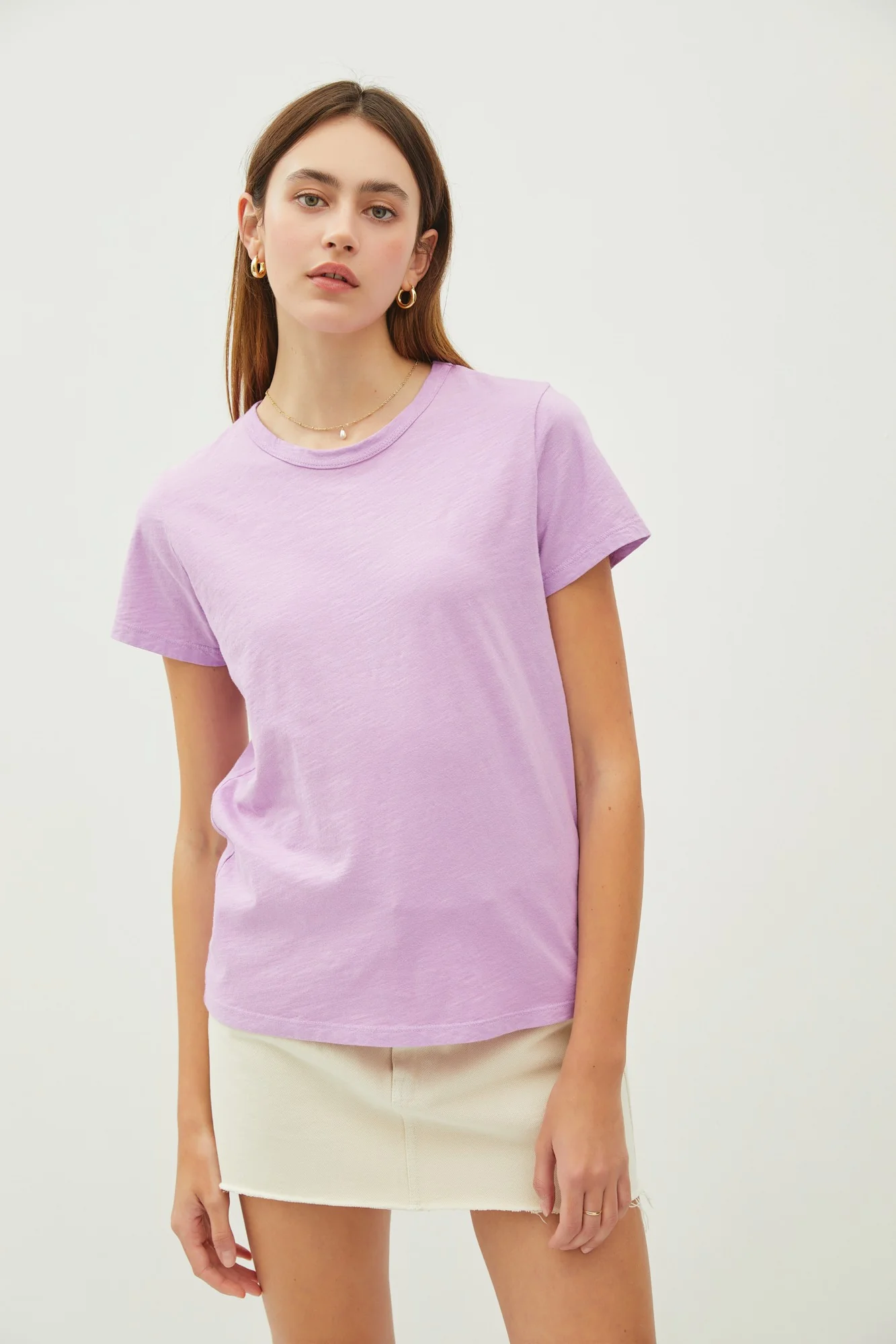 Ginny Garment Dyed Slub Tee - Image 7