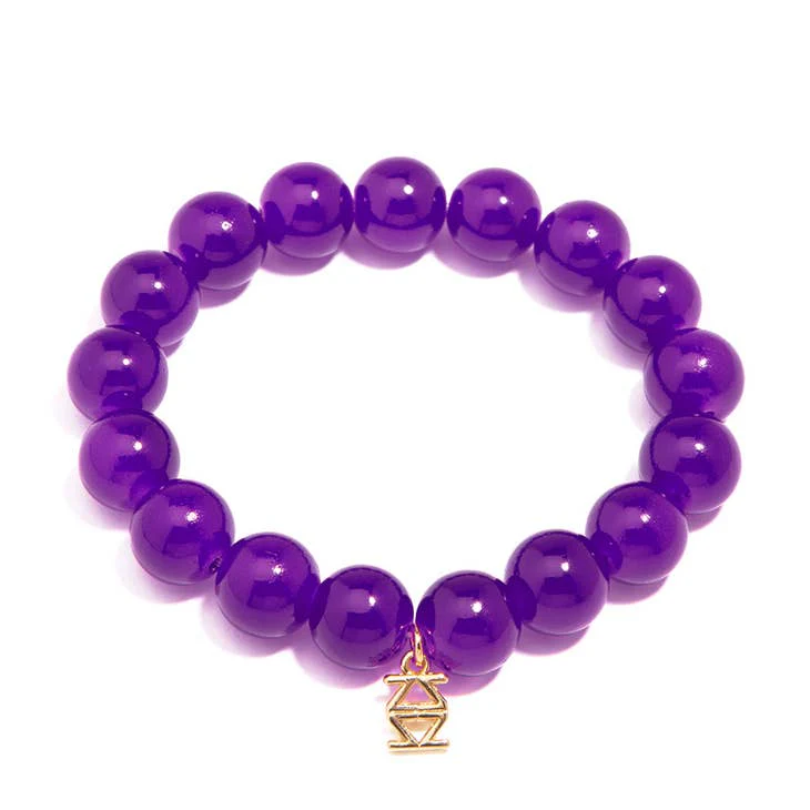 Glass Bead Stretch Bracelet - Image 17