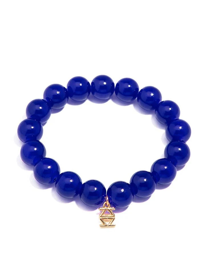 Glass Bead Stretch Bracelet - Image 3