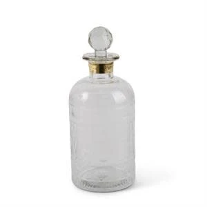 Glass Decanters W/Gold Trim - Image 4