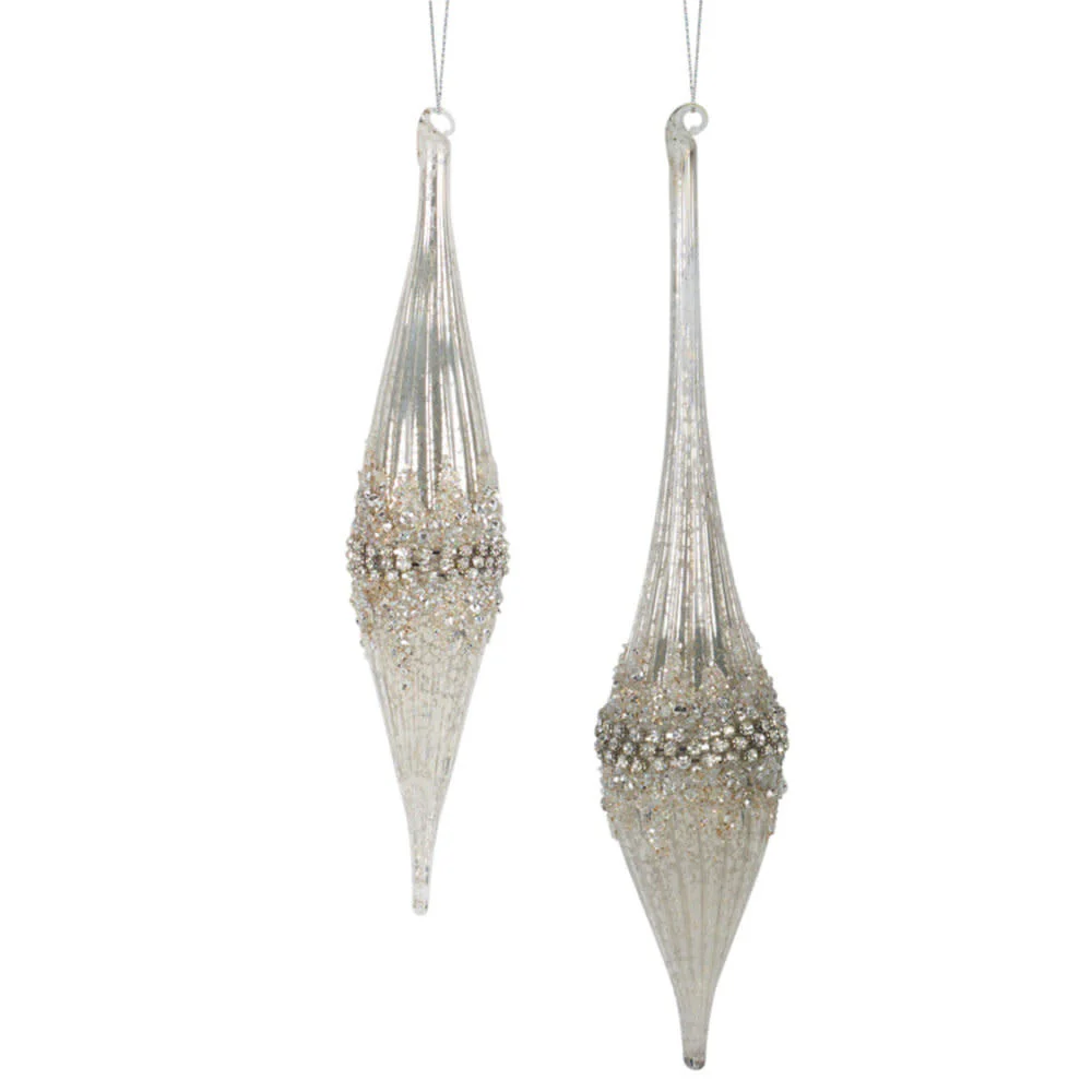 Glass Drop Ornament