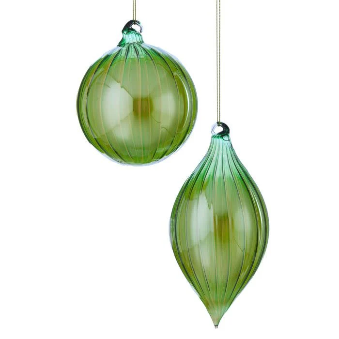 Glass Opulent Ornament - Sold Individually