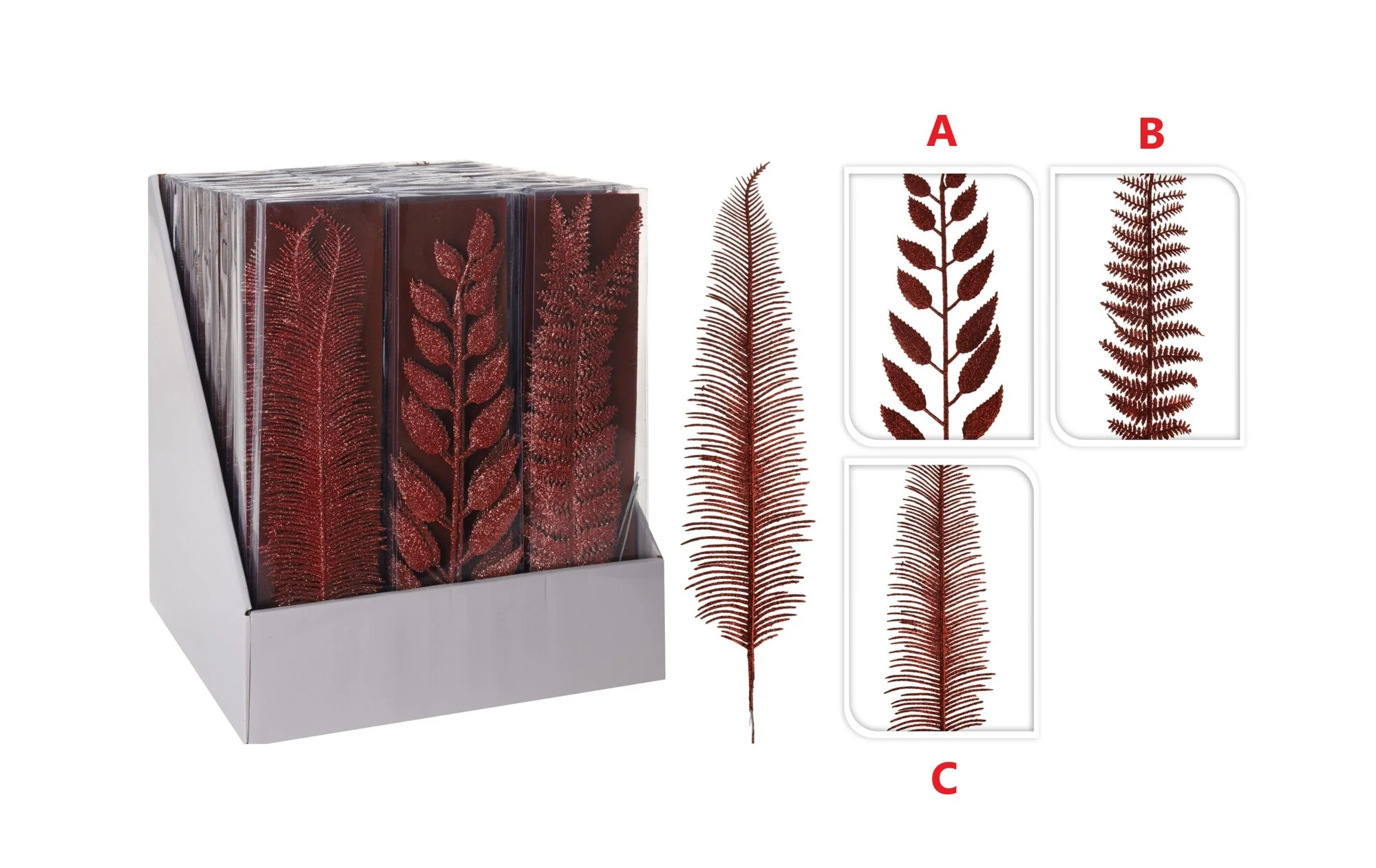 Glitter Branch Red