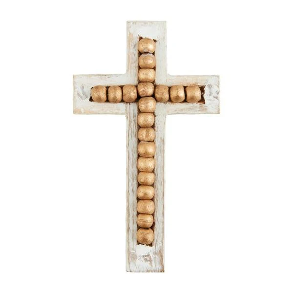 Gold Bead Cross - Image 2