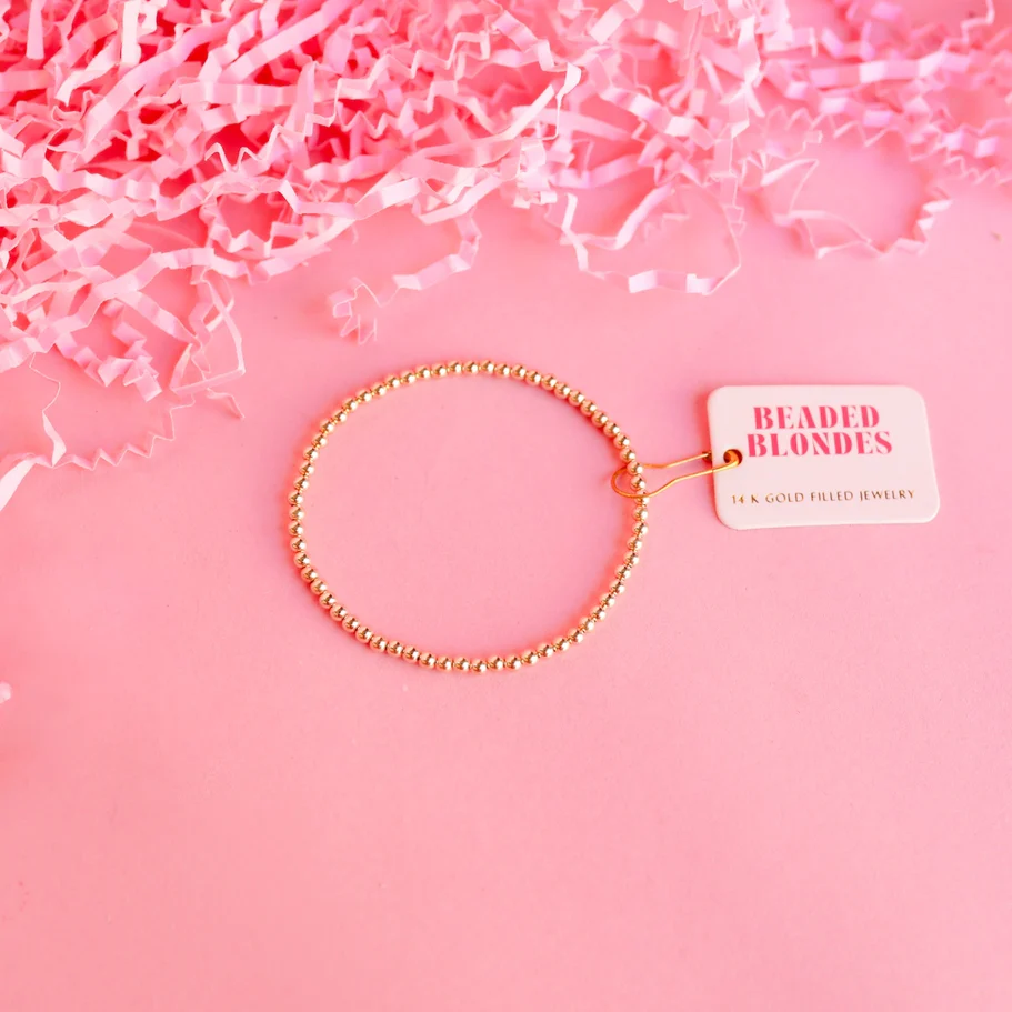 Gold Beaded Bracelet - Image 12