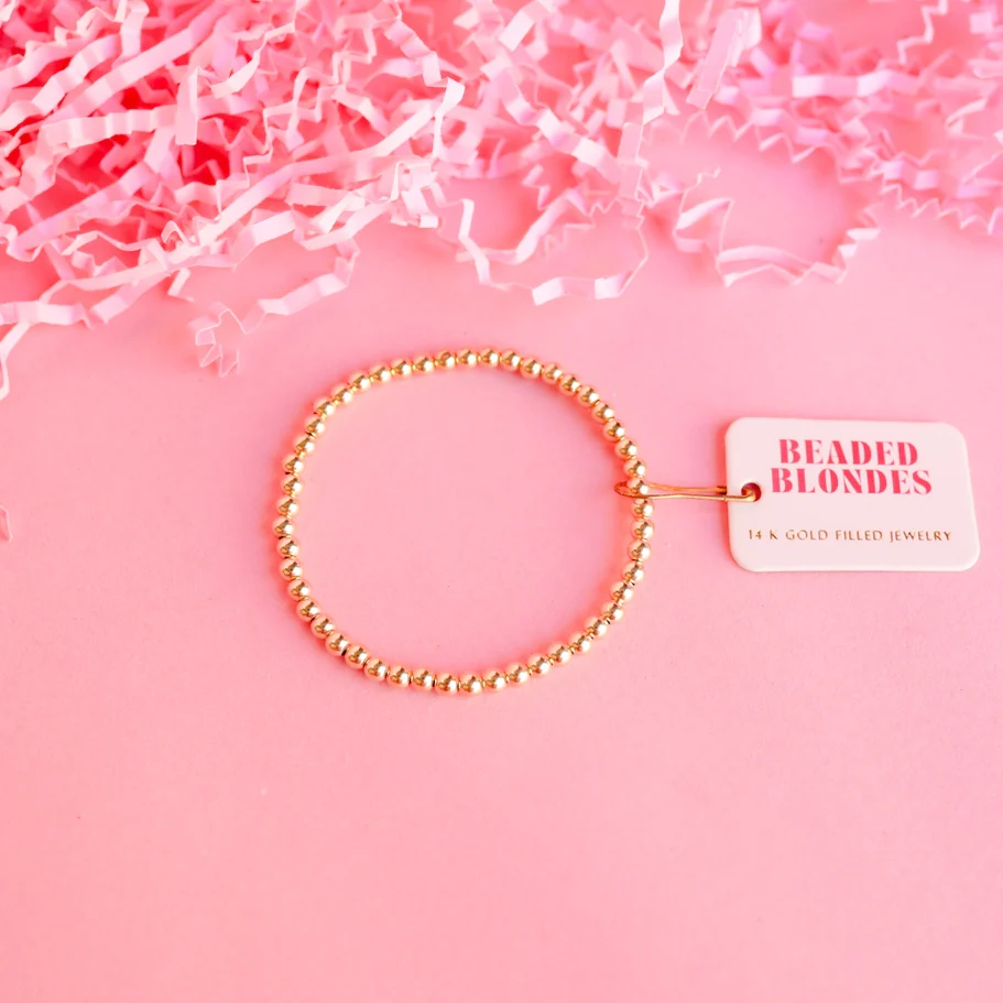 Gold Beaded Bracelet - Image 13