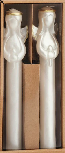 Gold Christmas Taper Candle Sets - Image 5