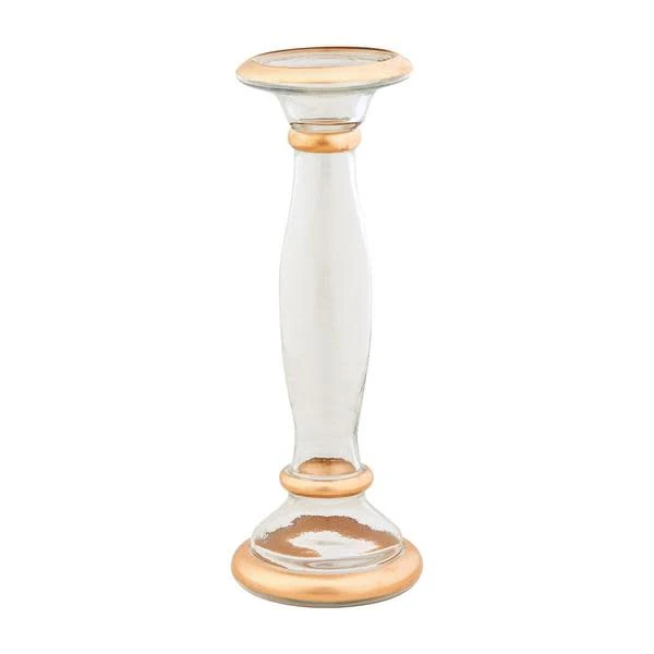 Gold Glass Candlestick - Image 3