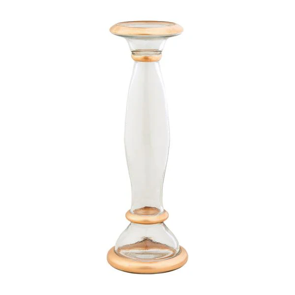 Gold Glass Candlestick - Image 4