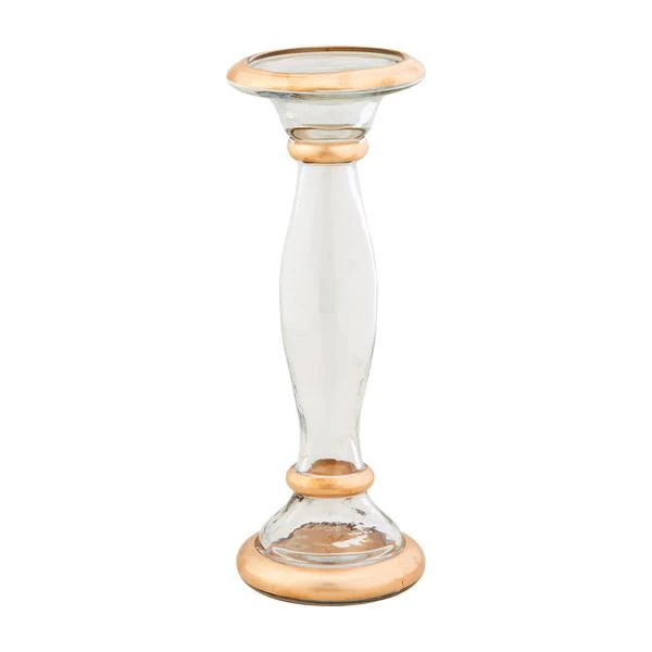 Gold Glass Candlestick - Image 5