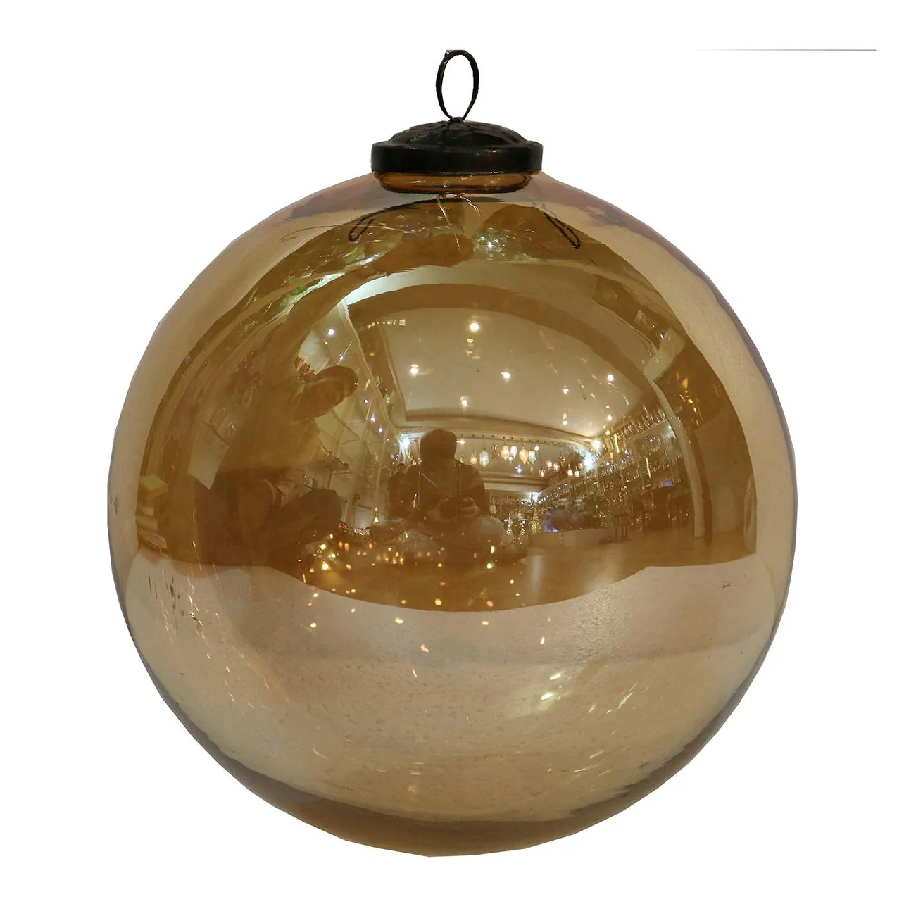 Gold Glass Ornament