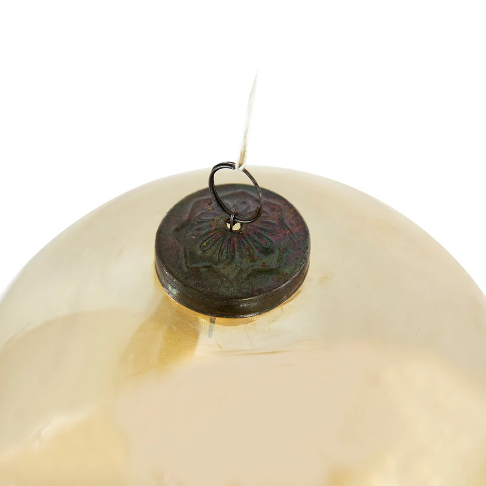 Gold Glass Ornament - Image 2