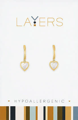Gold Huggie Layers Earrings - Image 2