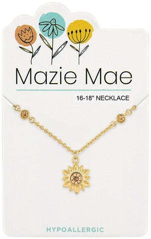 Gold Mazie Mae Necklace - Image 11