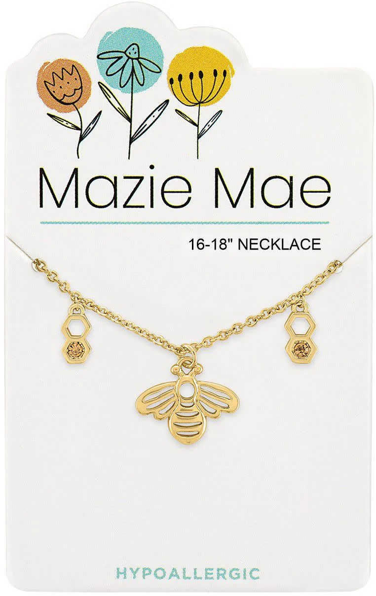 Gold Mazie Mae Necklace - Image 2