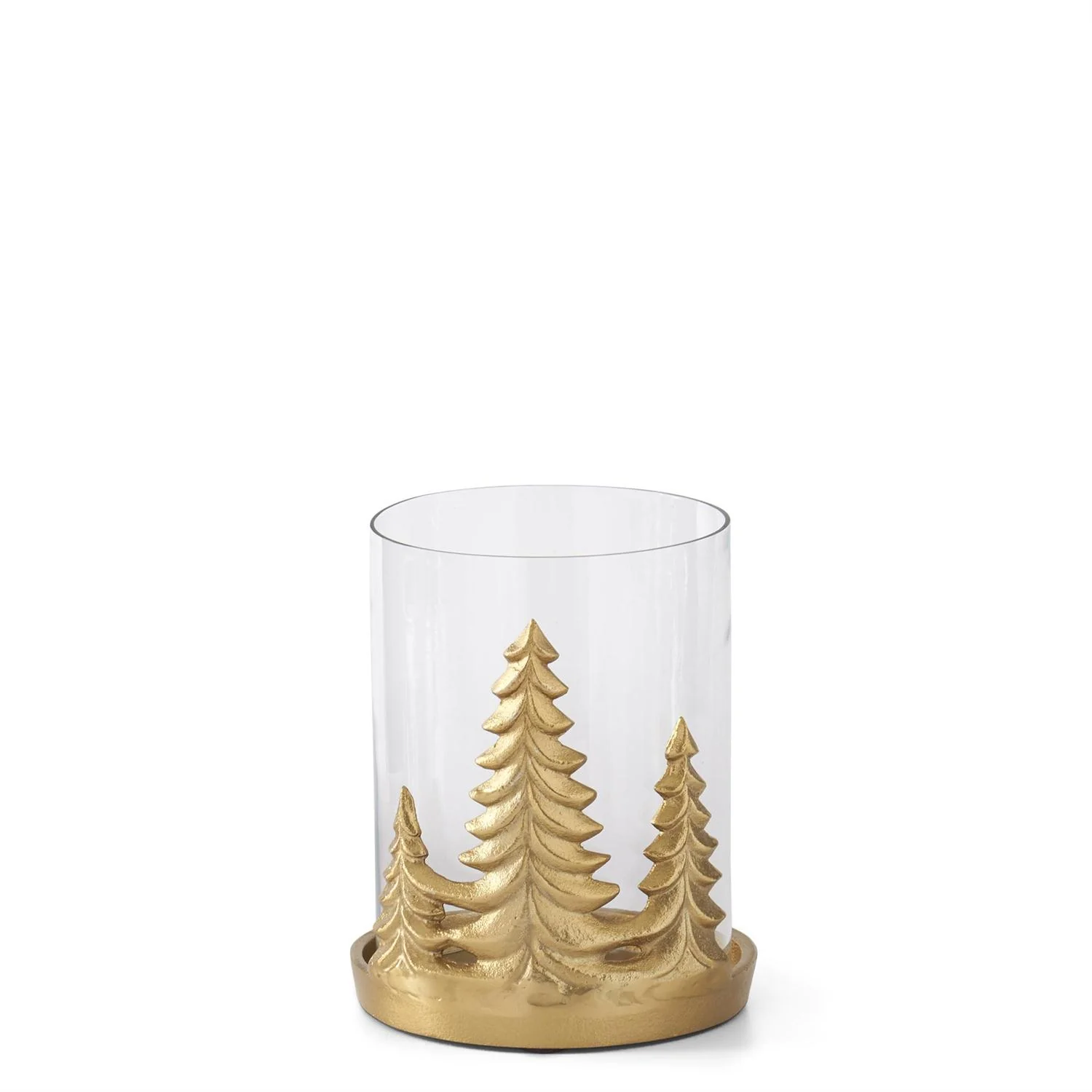 Gold Metal Christmas Tree Hurricanes - Image 6