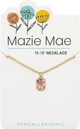 Gold Vintage Rose Radiant Mazie Mae Neckace - Image 2