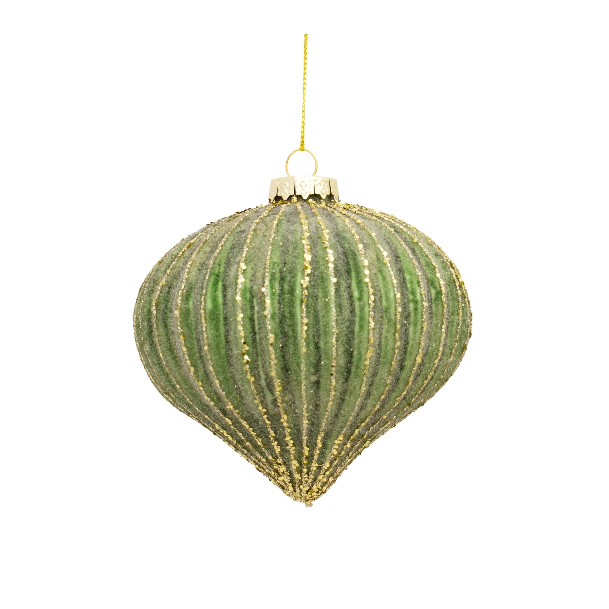 Green Glass Ornament - Sold Individually - Image 2