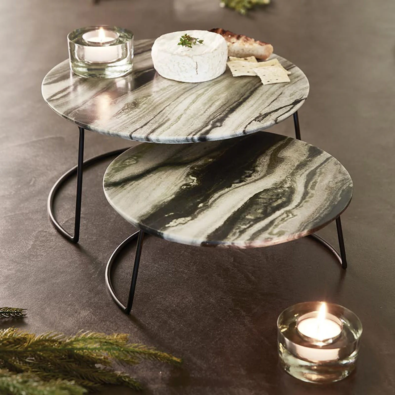 Grey Marble Nested Trays - Image 3
