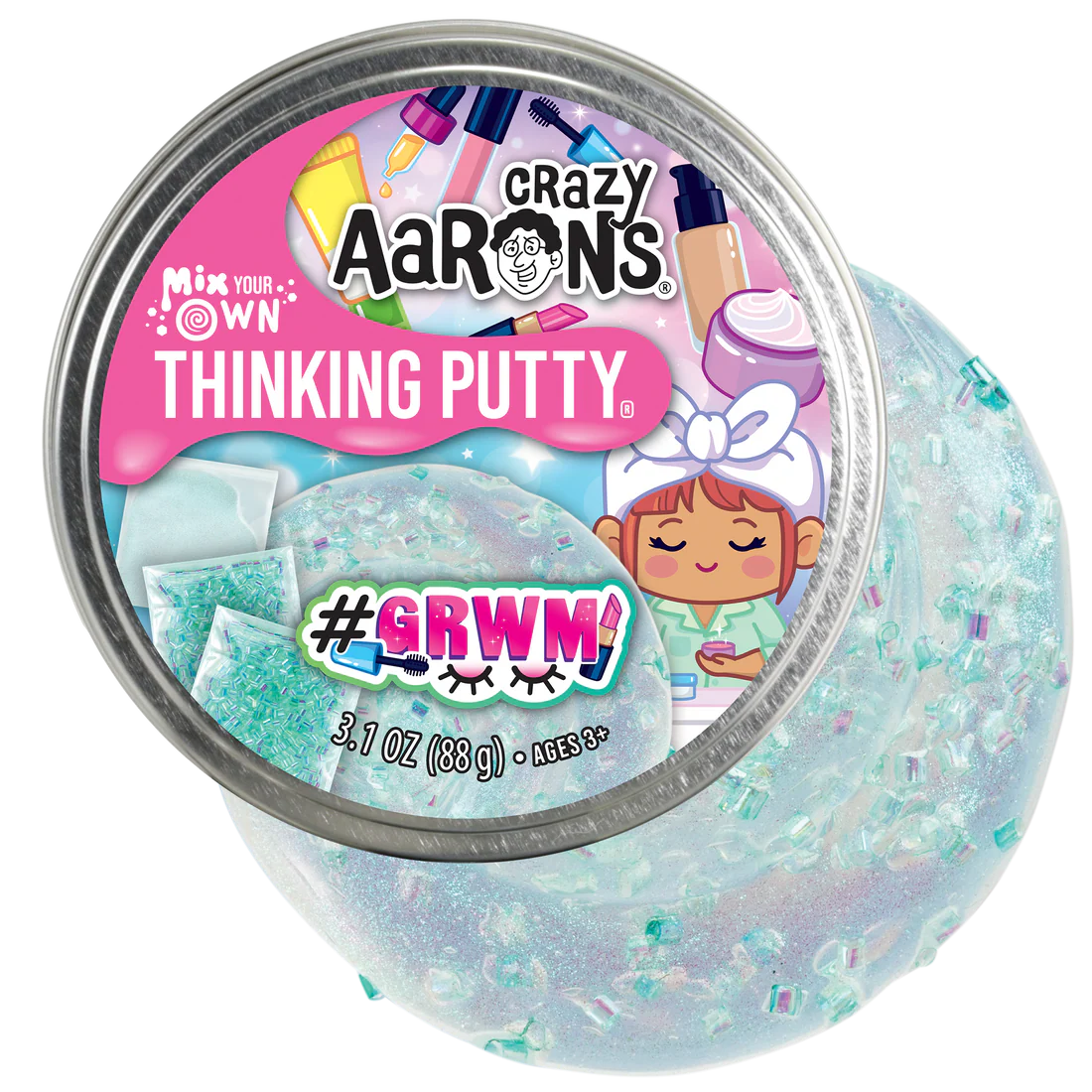 GRWM Mix It Thinking Putty Tin - Image 2