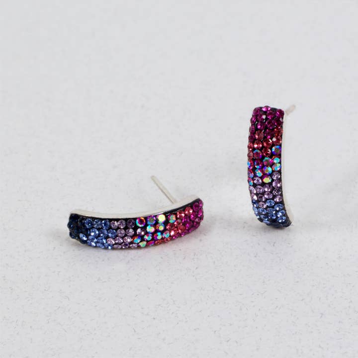 Half Hoop Earrings - Image 7