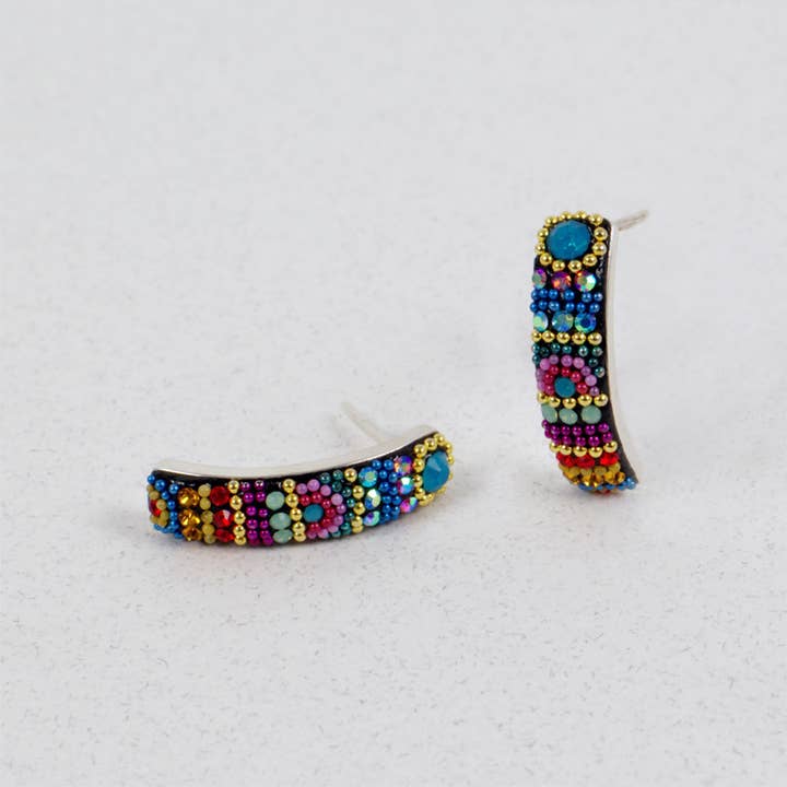 Half Hoop Earrings - Image 9