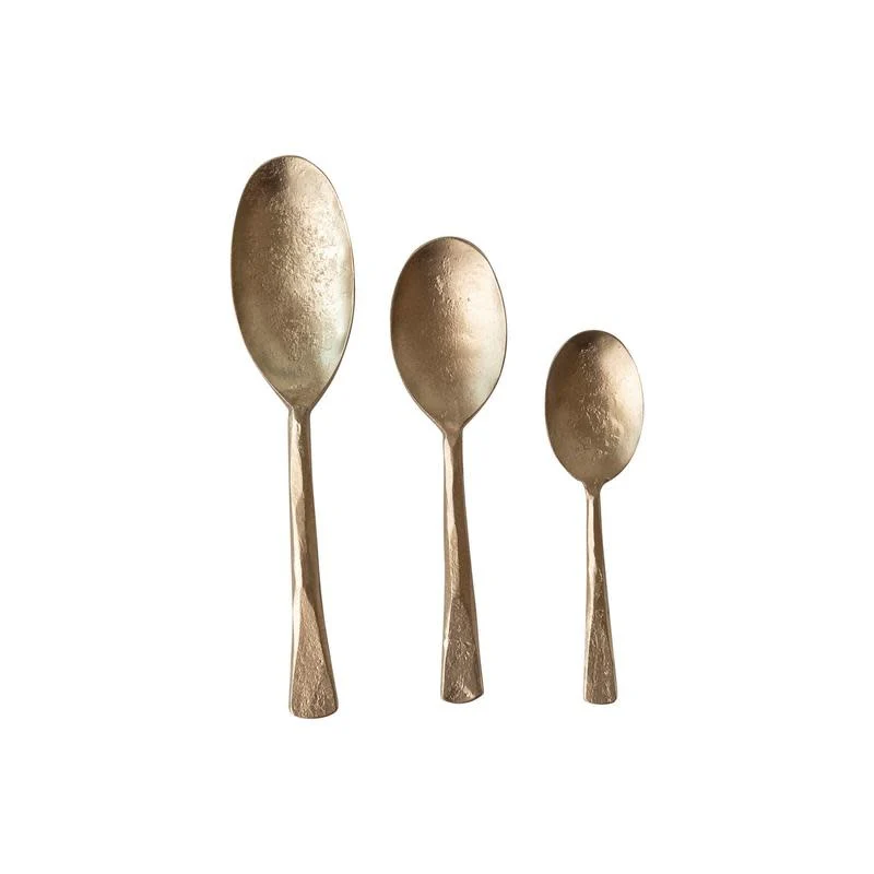 Hand-Forged Iron Spoons In Bag - Sold as Set - Image 3