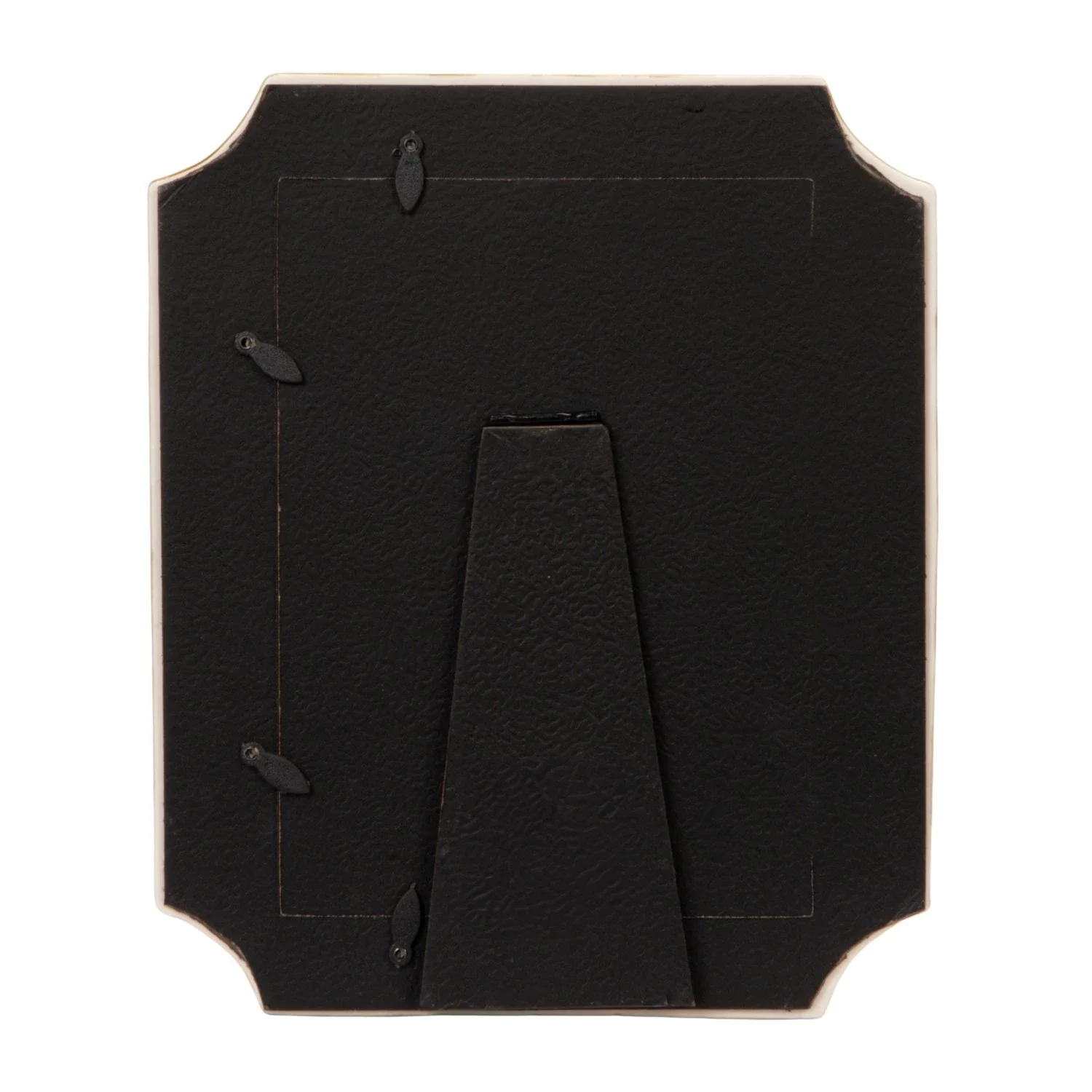 Hand-Painted Stoneware Photo Frame with Bamboo Style Edge - Image 2