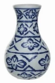 Hand-Stamped Stoneware Vase - Sold Individually - Image 7