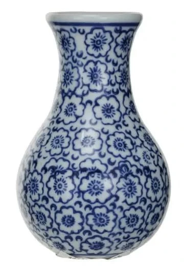 Hand-Stamped Stoneware Vase - Sold Individually - Image 8
