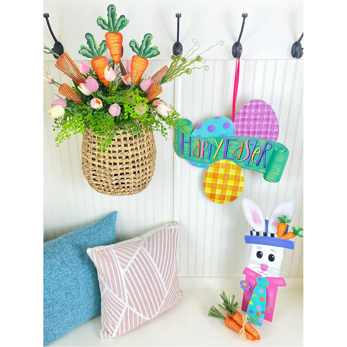 "Happy Easter" Egg Banner Sign - Image 2