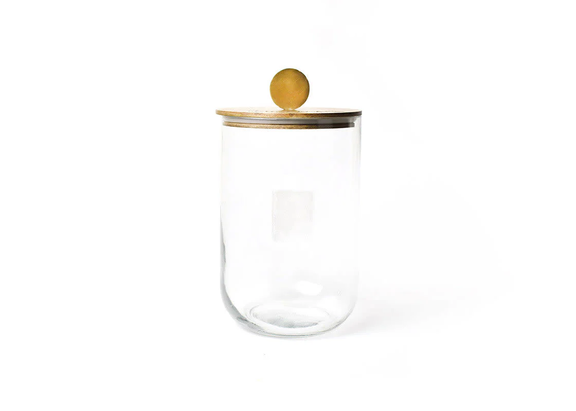 Happy Everything! Wooden Lid Glass Jar - Image 2