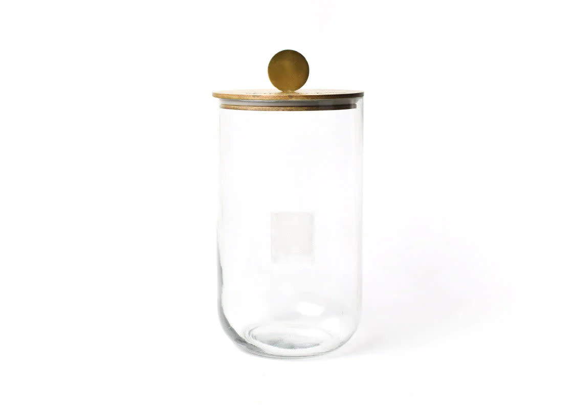 Happy Everything! Wooden Lid Glass Jar - Image 3