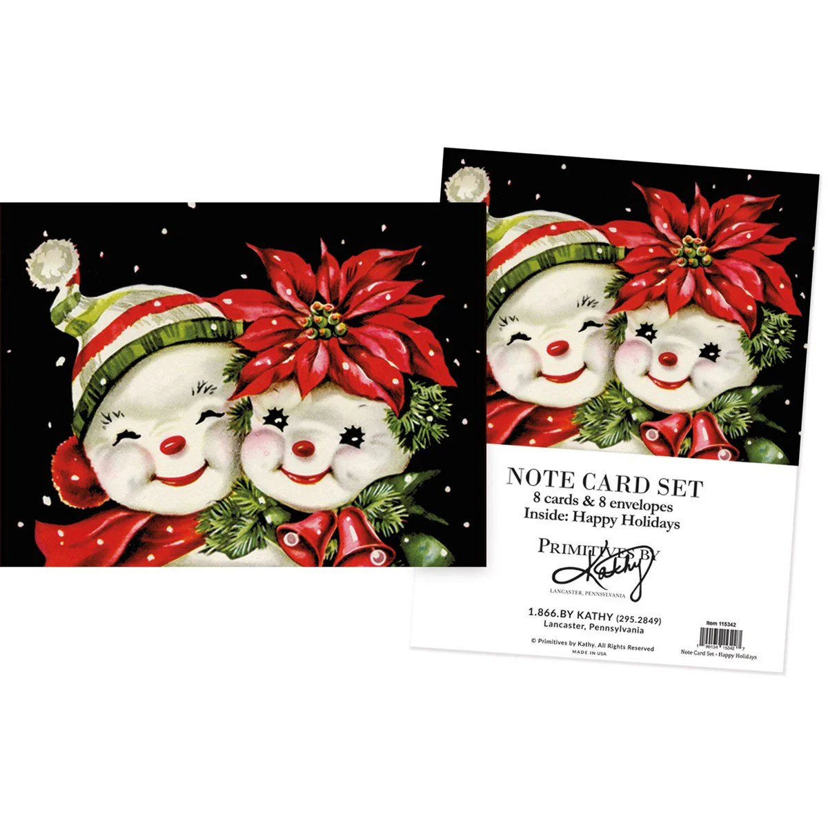 Happy Holidays Note Card - Sold as Set