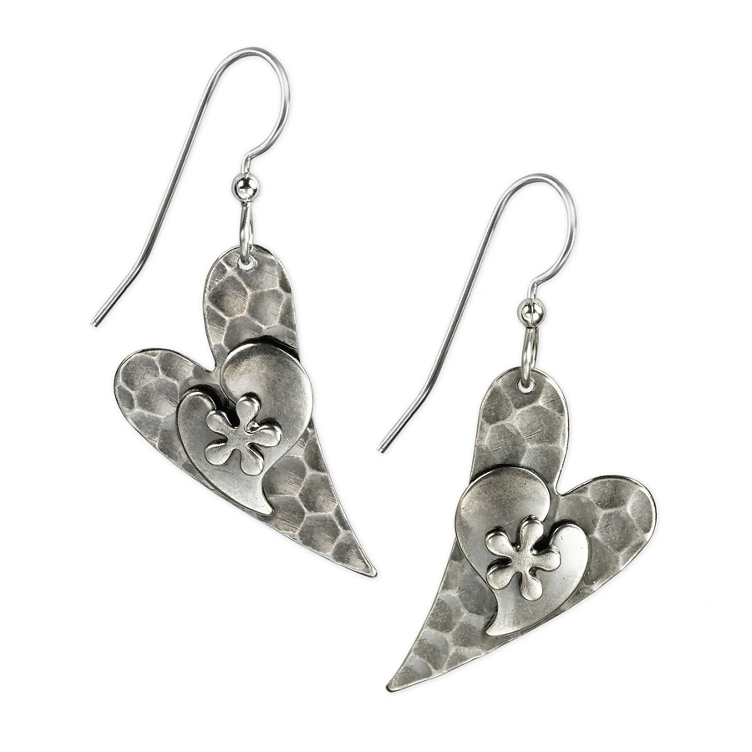 Heart On Modern Earring
