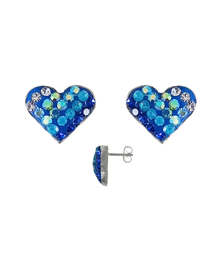 Heart Post Earrings - Image 4