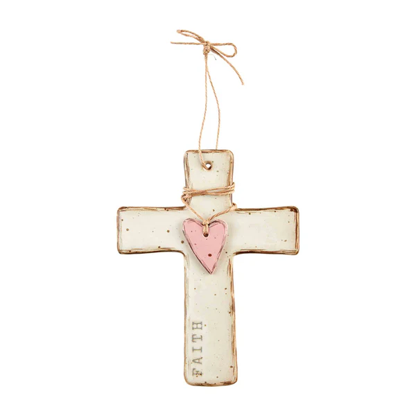 Heart  Stoneware Crosses - Image 2