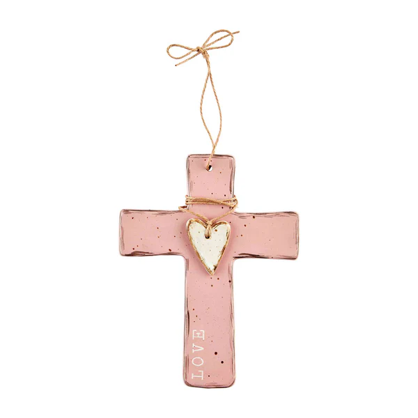 Heart  Stoneware Crosses - Image 4