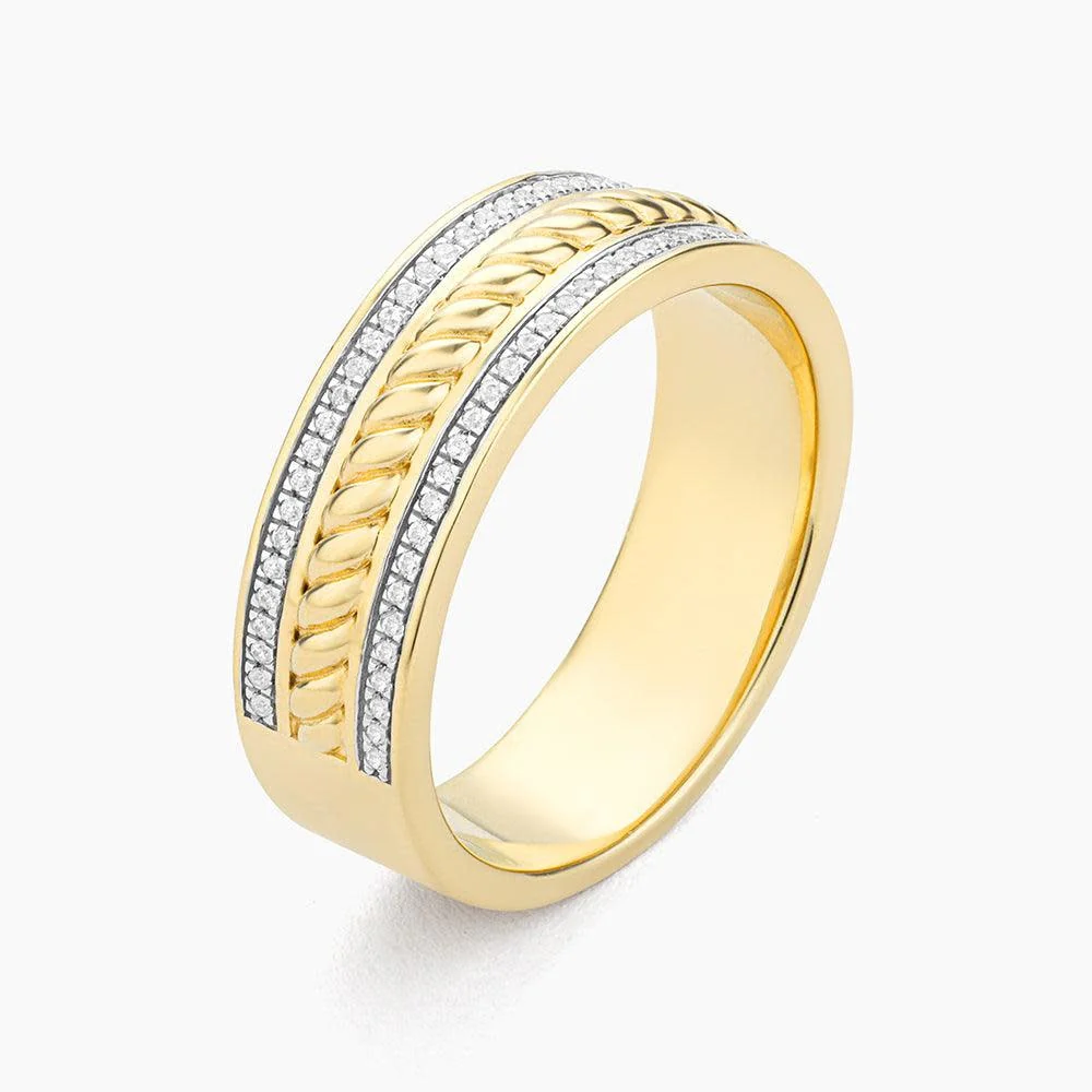 Hello Spring, Rope Stackable Ring