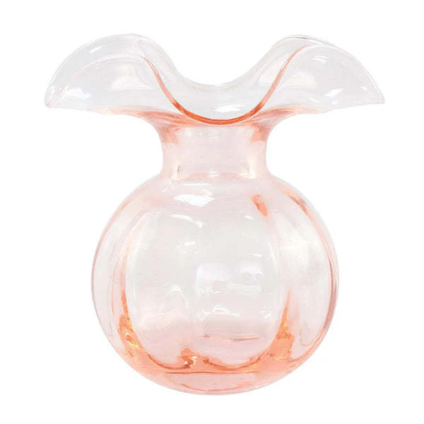 Hibiscus Glass Medium Fluted Vase - Image 4
