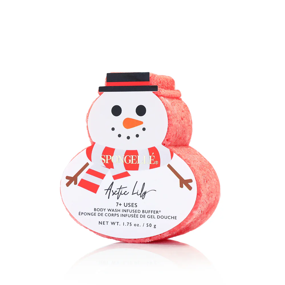 Holiday Snowman Body Wash Infused Buffer - Image 2