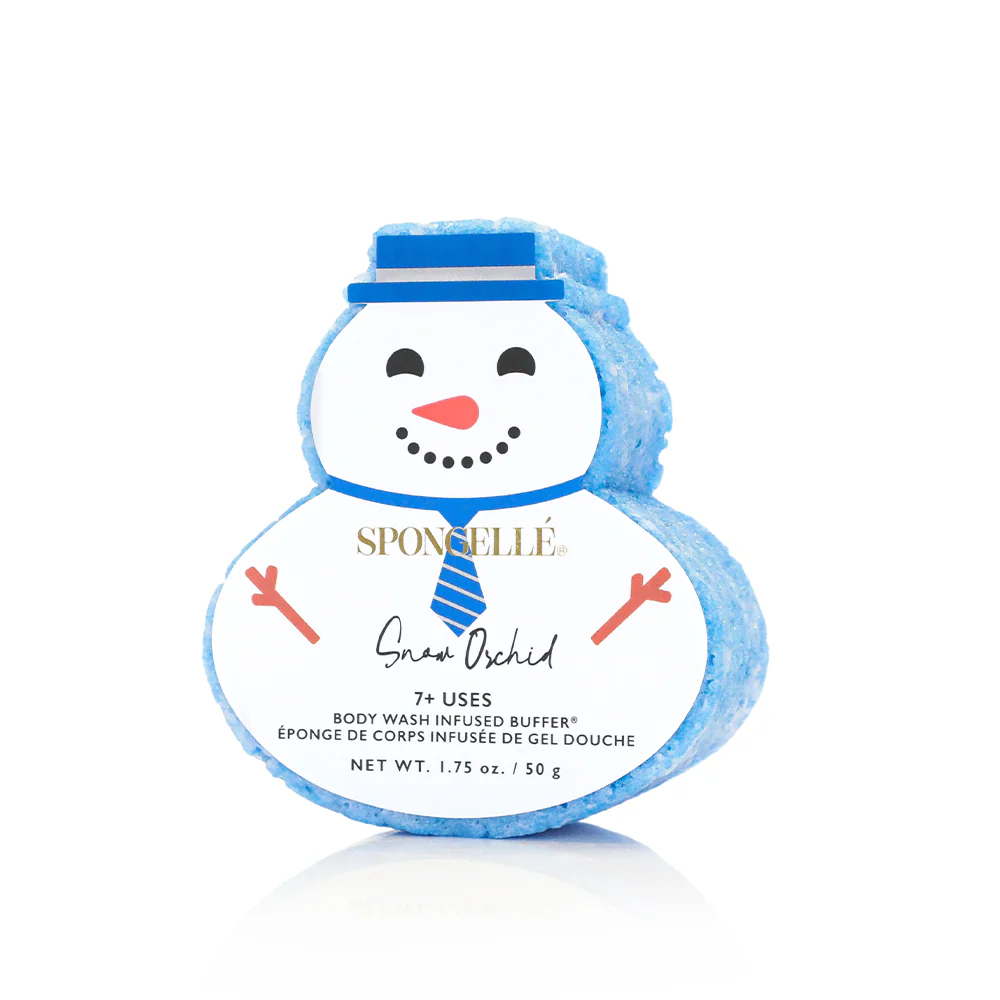 Holiday Snowman Body Wash Infused Buffer - Image 3