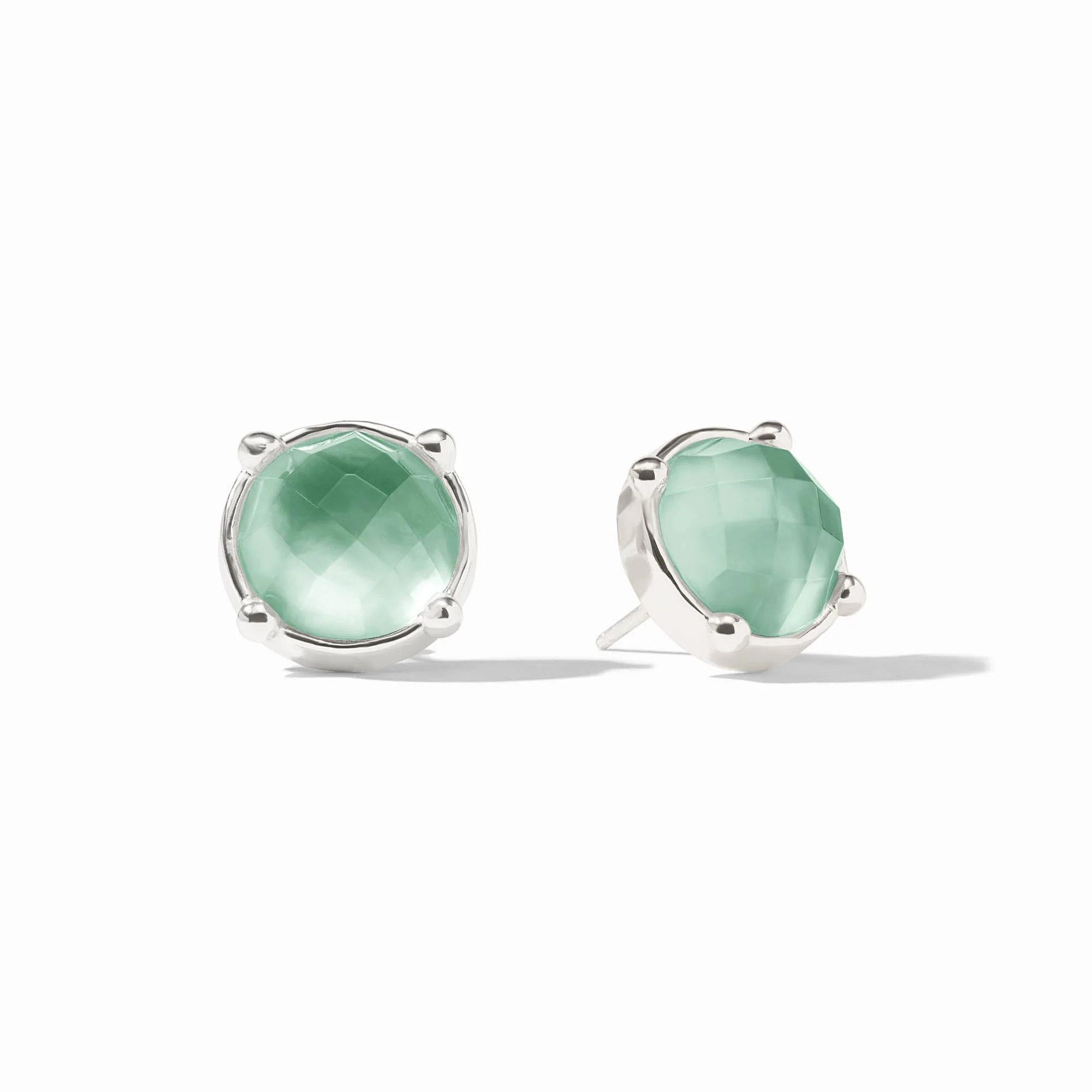 Honey Stud Silver Earrings - Image 2