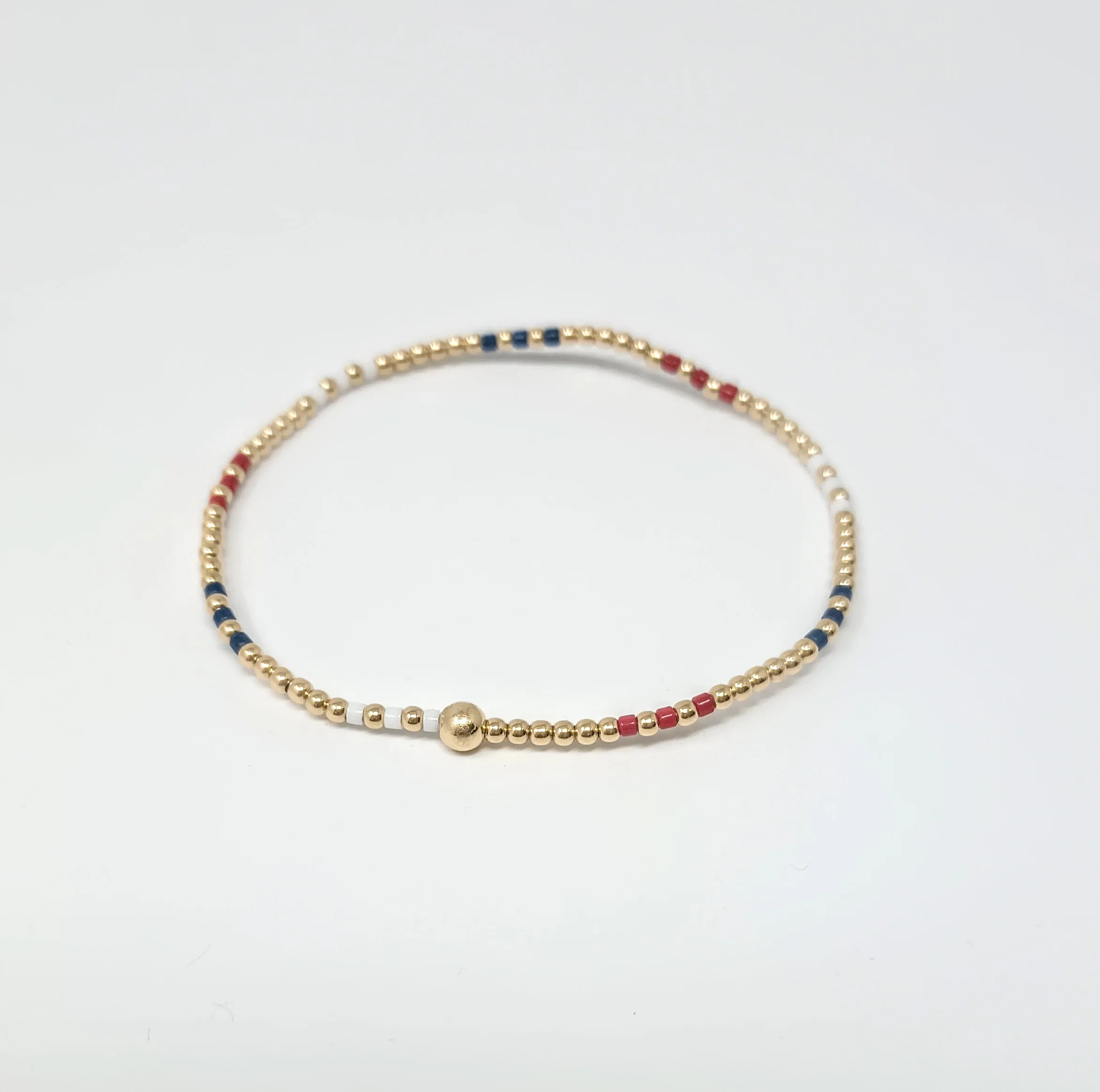 Hope Joy Pattern 2mm Bead Bracelet - Image 15