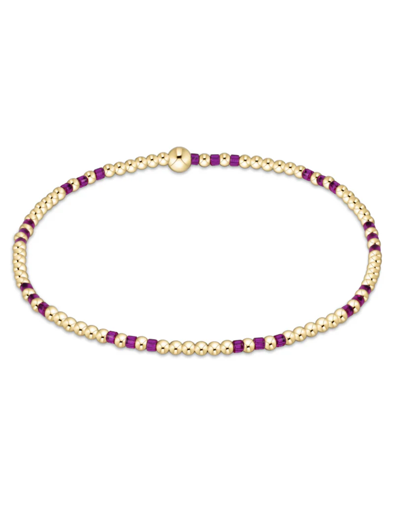 Hope Joy Pattern 2mm Bead Bracelet - Image 19